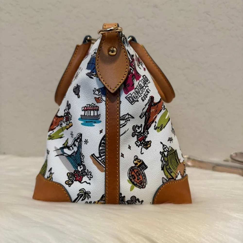 Dooney & Bourke Disneyana Disneyland Crossbody Satchel - Picture 4 of 12